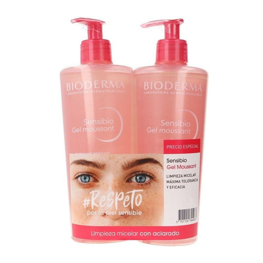 Bioderma Sensibio Gel Moussant, 2x500ml - Makkah Pharmacy