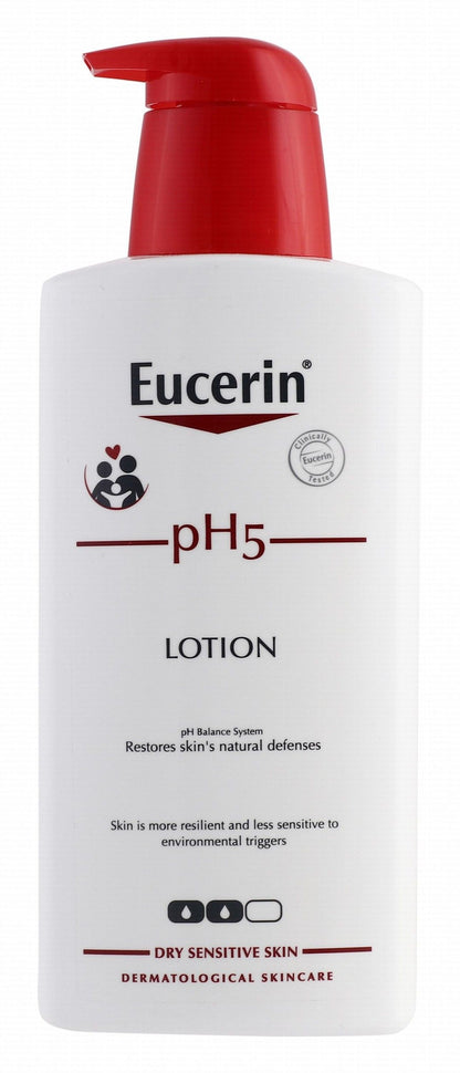 Eucerin Moisturizing Body Lotion for Dry & Sensitive Skin pH 5, 400ml - Makkah Pharmacy
