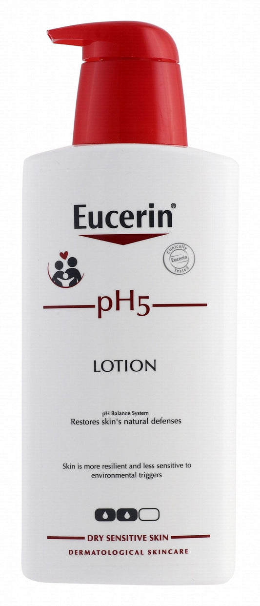 Eucerin Moisturizing Body Lotion for Dry & Sensitive Skin pH 5, 400ml - Makkah Pharmacy
