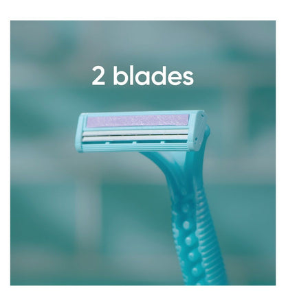 Gillette Simply Venus 2 Blade Razors with Aloe, 4 Pieces