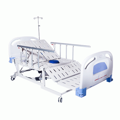HOSPITAL BED 5 FUNCTION ELECTRIC WITH COMMODE