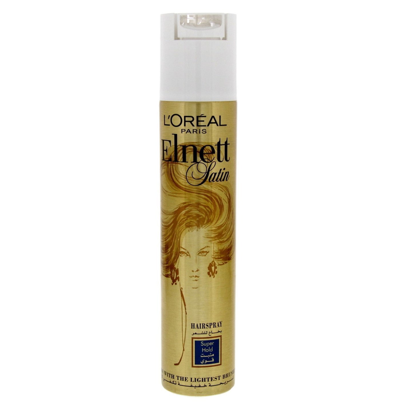 L'Oreal Paris Elnett Supreme Hold Satin Hair Spray,Â  200ml - Makkah Pharmacy