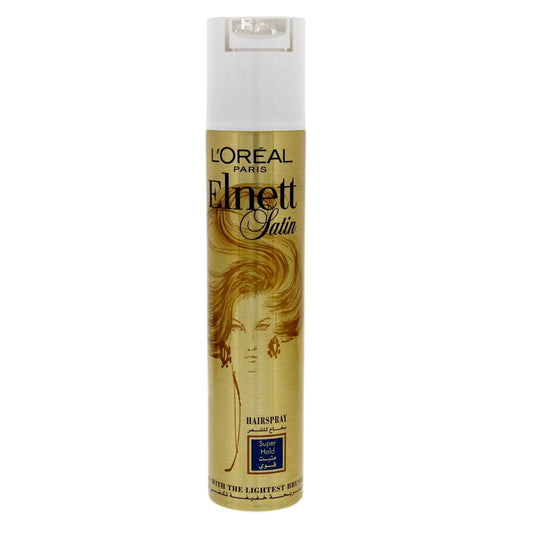L'Oreal Paris Elnett Supreme Hold Satin Hair Spray,Â  200ml - Makkah Pharmacy