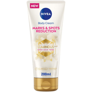 Nivea Luminous 630 Marks & Spots Reduction Body Cream, 200ml - Makkah Pharmacy