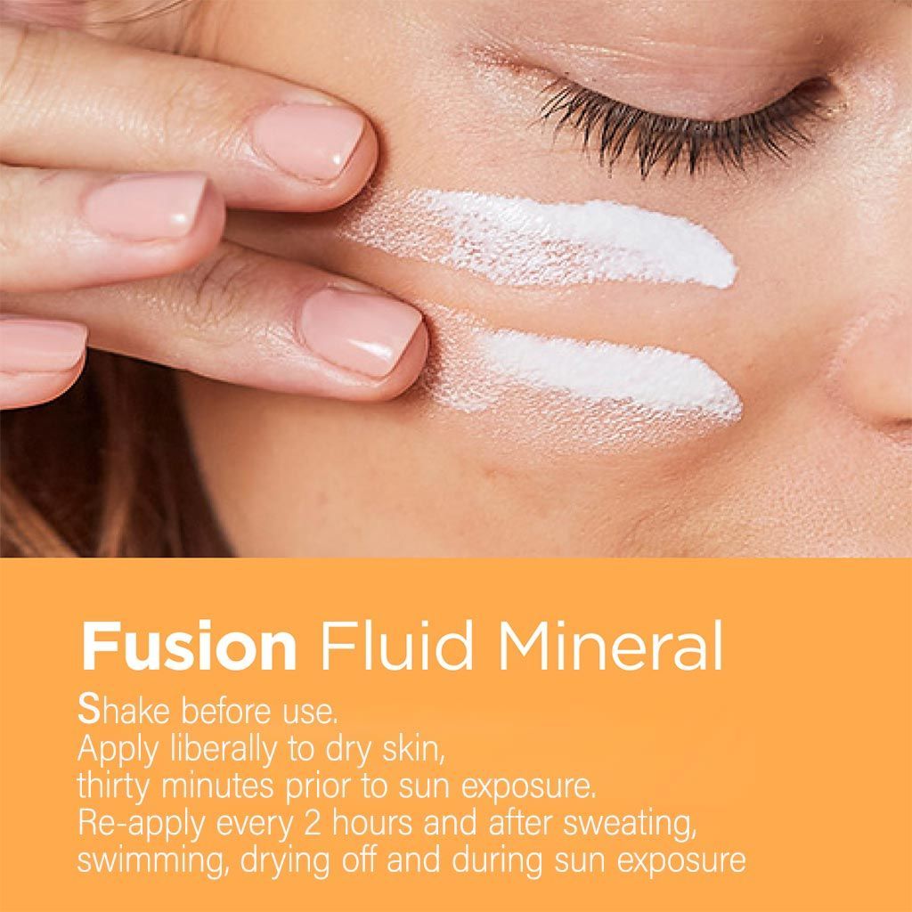 Isdin Fotoprotector Fusion Fluid Moisturizing & Hydrating Mineral Facial Sunscreen for Atopic Skin SPF50, 50ml - Makkah Pharmacy