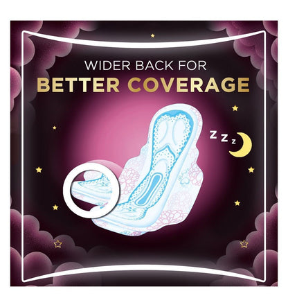 Always DreamZzz Cotton Soft Maxi Thick Night Pads with Wings, 24 Pieces - Makkah Pharmacy