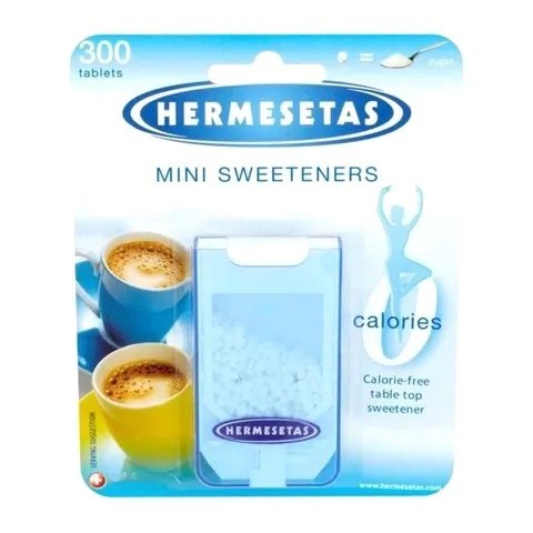 Hermesetas Mini Sweeteners 300 Tablets 26G
