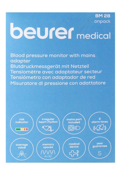 Beurer BM28 Blood Pressure Monitor, Germany - Makkah Pharmacy