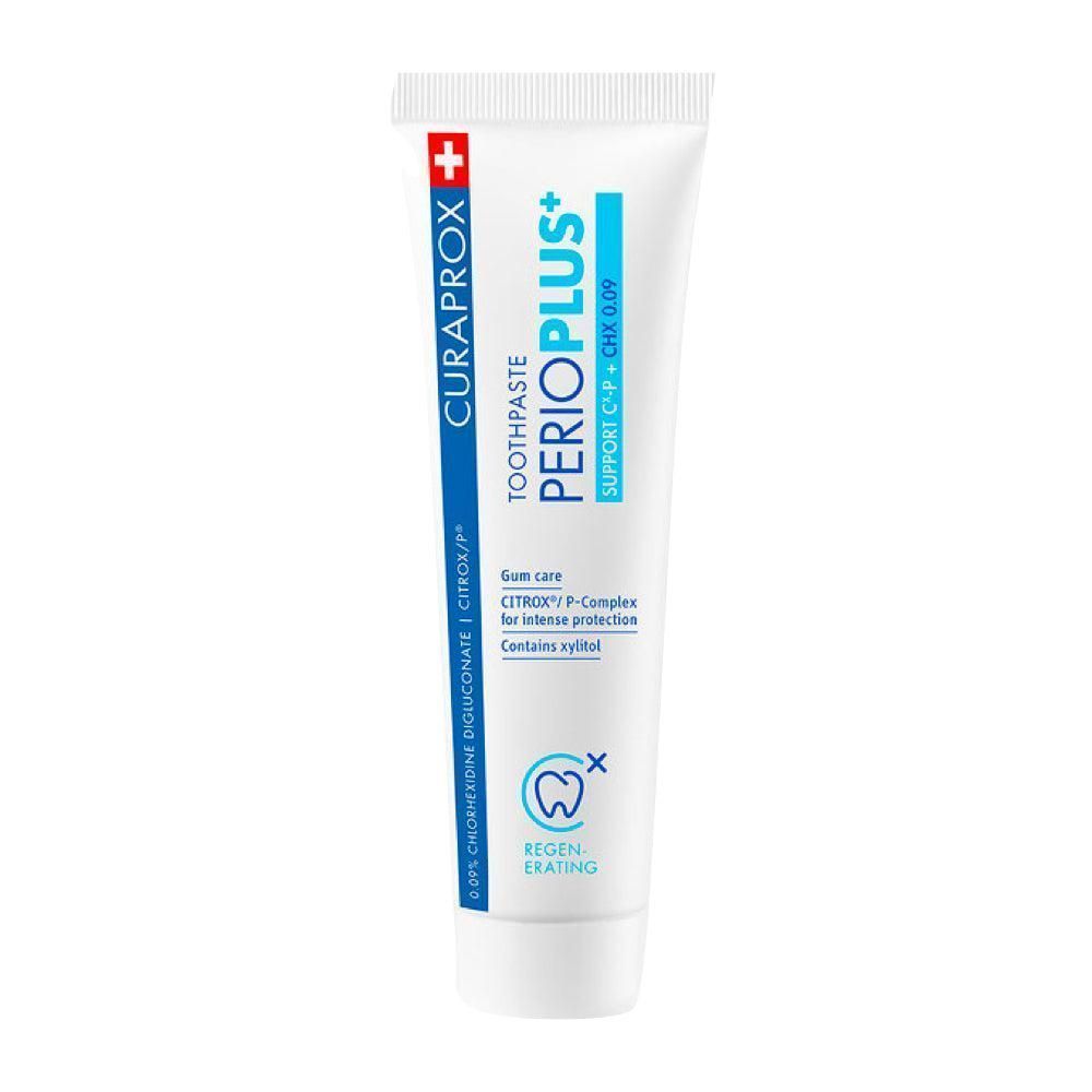 Curaprox Perio Plus Support 0.09% CHX Toothpaste, 75ml - Makkah Pharmacy