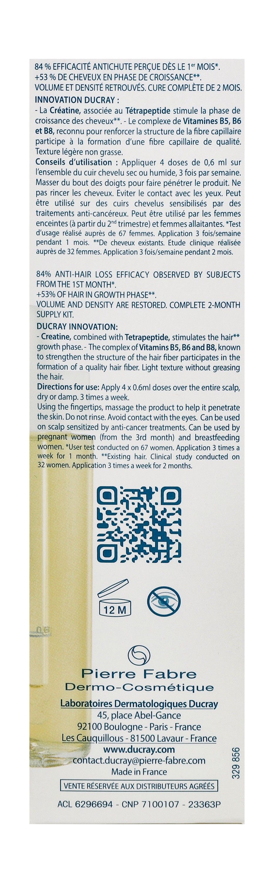 Ducray Creastim Reactiv Anti-Hair Loss Lotion, 60ml - Makkah Pharmacy