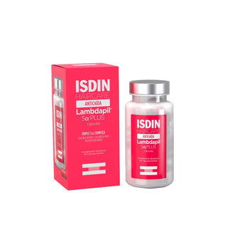 Isdin Lambdapil 5Alpha Plus Anti-Hair Fall Supplement with Saw Palmetto, Field Pumpkin & African Pygeum, 60 Capsules - Makkah Pharmacy