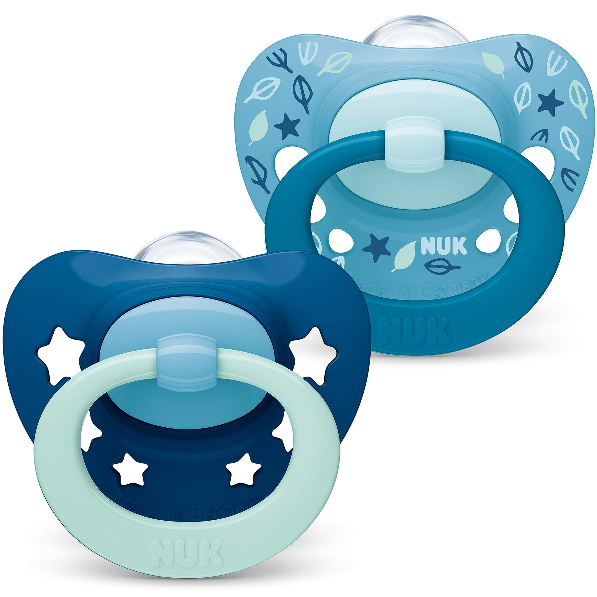 Nuk Signature Soothers 0-6M (Light Blue), 2 Packs - Makkah Pharmacy