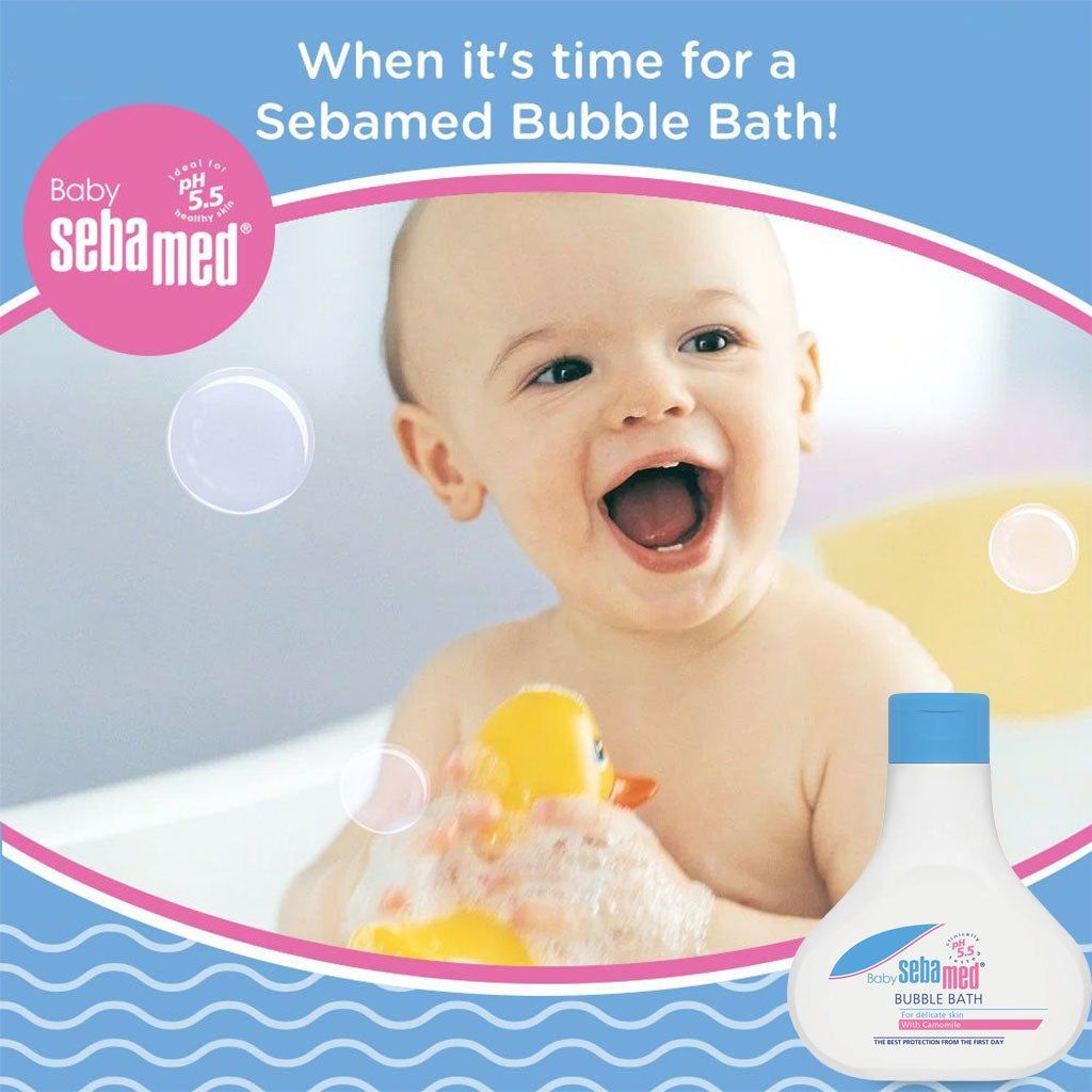 Sebamed Baby Bubble Bath with Camomile, 500ml - Makkah Pharmacy