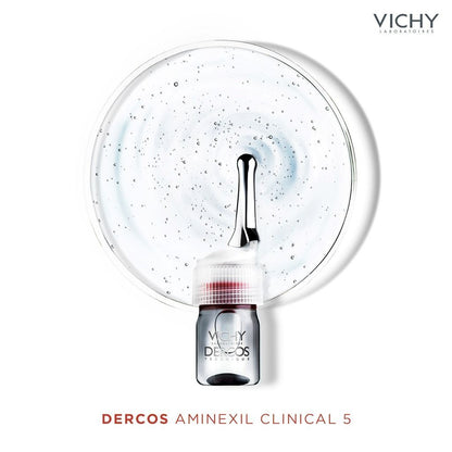 Vichy Dercos Aminexil Clinical 5 Anti-Hair Fall Treatment for Men x21 Doses, 6ml - Makkah Pharmacy