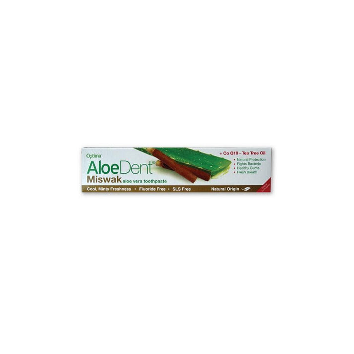 Optima Aloedent Miswak Aloe Vera Toothpaste 100ml – Makkah Pharmacy