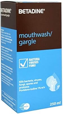 Betadine Antiseptic Gargle Mouthwash 250Ml