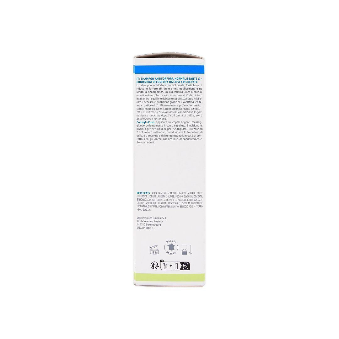 Biorga Cystiphane Normalizing Anti-Dandruff Shampoo, 200ml - Makkah Pharmacy