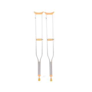 Large Aluminum Underarm Crutches, 1 Pair - Makkah Pharmacy