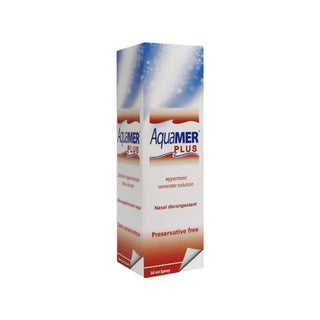 Aquamer Plus Hypertonic Nasal Spray 30 Ml