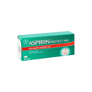 Aspirin Protect 100mg Gastroresistant Tablets with Acetylsalicylic Acid, 30 Tablets - Makkah Pharmacy