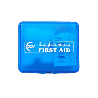 First Aid Box Plastic Blue [3W-065]