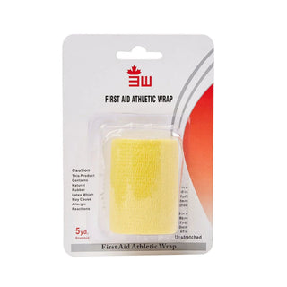 Athletic Wrap Self Adhesive Yellow - Makkah Pharmacy