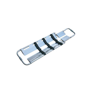 LENGTH-WISE FOLD ABLE STRETCHER WITHOUT WHEELS AND POSTS