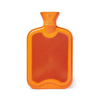 Hot Water Bottle 2L - Plush Cover Orange [0050]