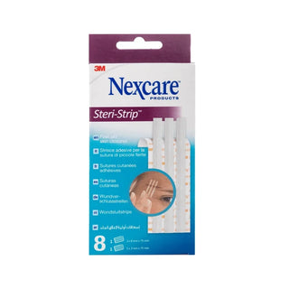 Nexcare Steri-Strips Hypoallergenic Wound Dressing Plasters, 8 Pieces