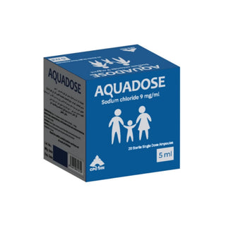 Aquadose Sodium Chloride Solution, 20x5ml