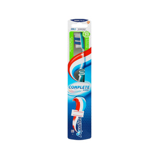 Aquafresh Complete Care Turquoise Medium Toothbrush, 1 Piece - Makkah Pharmacy