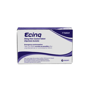 Ecinq Tablets 30mg, Pack of 1, Ulipristal acetate - Makkah Pharmacy