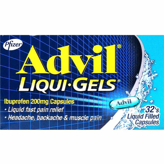 ADVIL LIQUI GELS CAP 200MG 32s