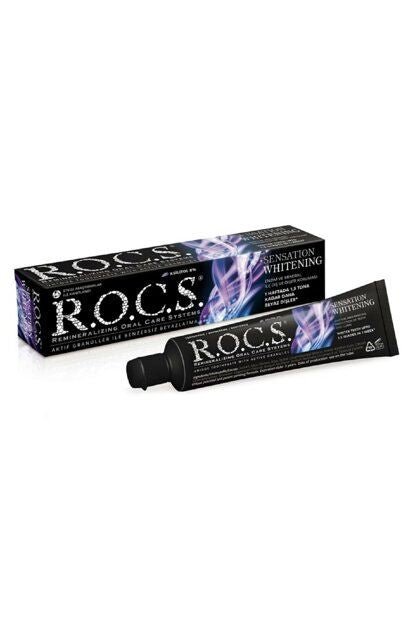 ROCS Sensation Whitening Black Edition Toothpaste 60ml - Makkah Pharmacy