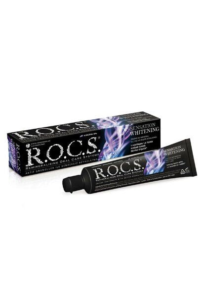 ROCS Sensation Whitening Black Edition Toothpaste 60ml - Makkah Pharmacy