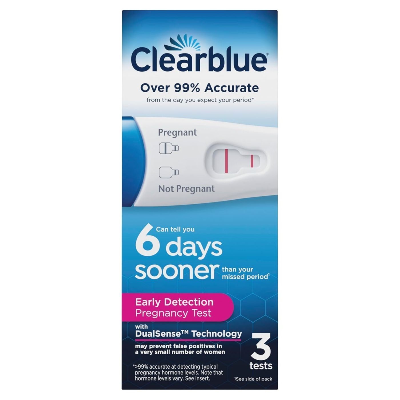 ClearBlue Early Pregnancy Test, 3 Test - Makkah Pharmacy