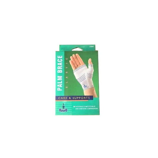 Oppo 2084 Large Elastic Left Palm Brace (18.1-20.6cm), 1 Piece - Makkah Pharmacy
