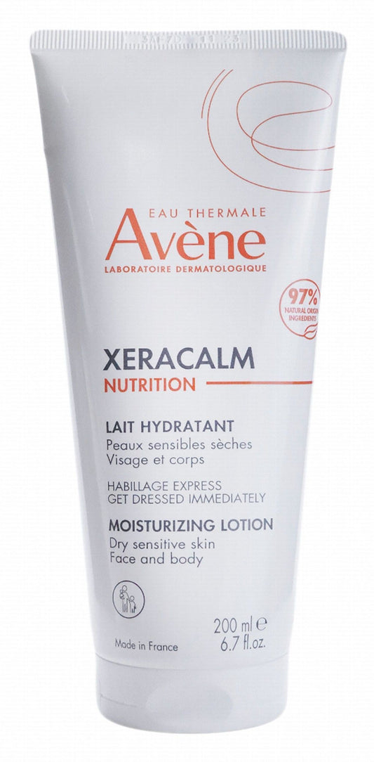 Avène Eau Thermale Xeracalm Nutrition Moisturizing Face & Body Milk Lotion for Dry & Sensitive Skin, 200ml - Makkah Pharmacy