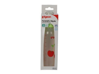 Pigeon Fruit Print Decorated Bottle 240 ml