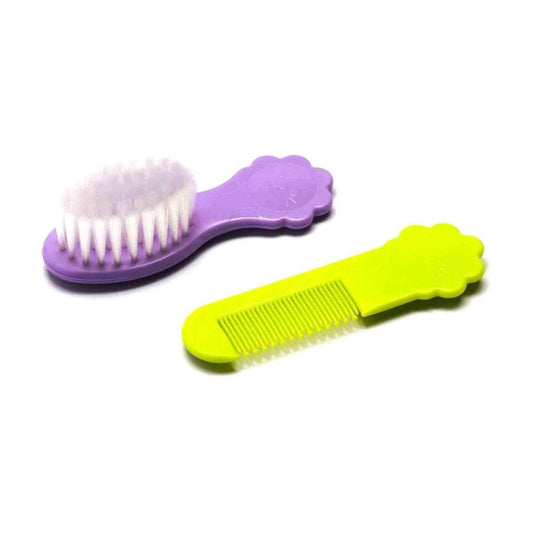 Pigeon Green & Purple Comb & Hairbrush Set (0+ Months), 1 Pack