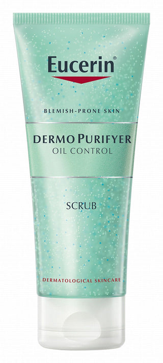 Eucerin DermoPurifyer Oil Control Facial Scrub for Blemish Prone Skin, 100ml - Makkah Pharmacy