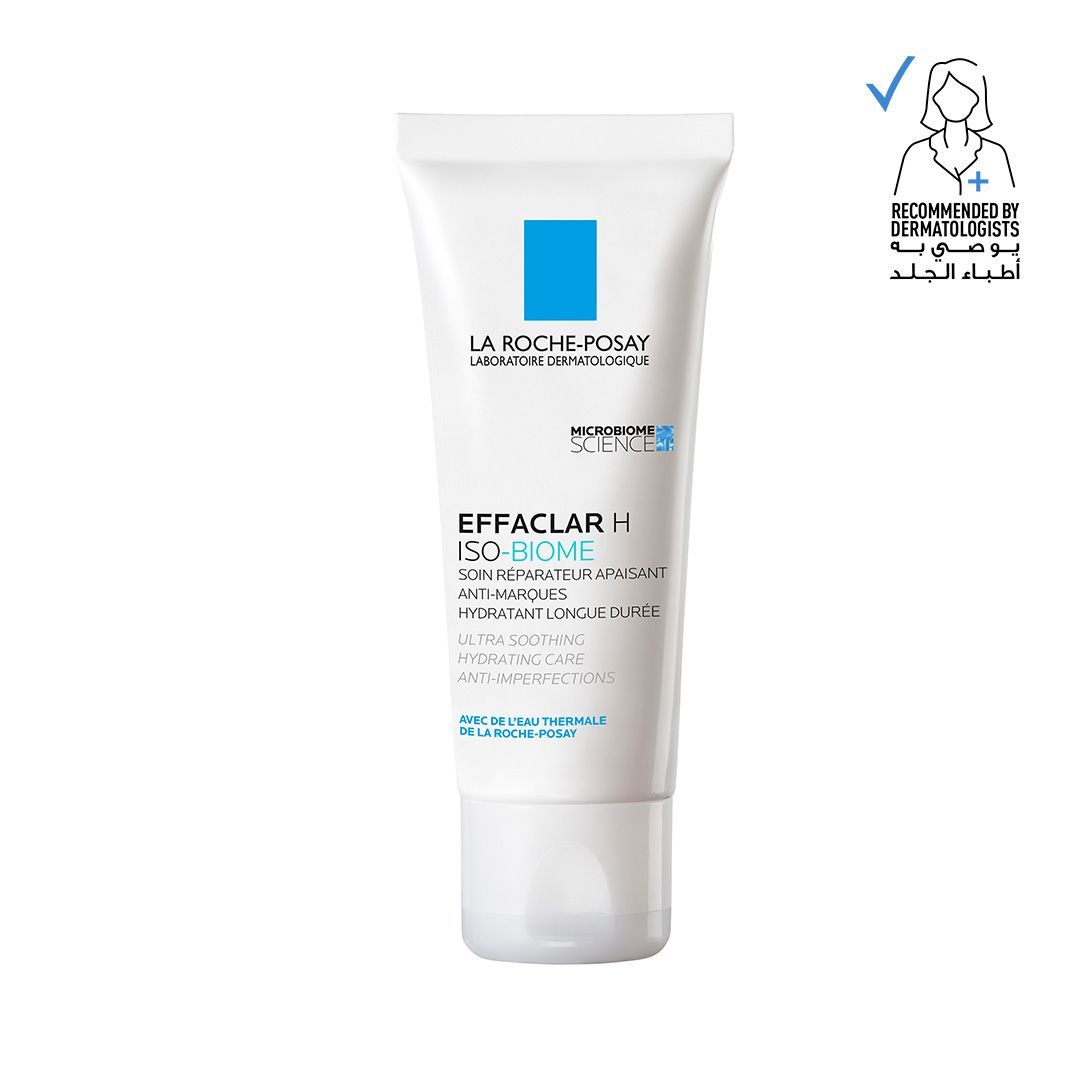 La Roche-Posay Effaclar H Iso-Biome Soothing, Hydrating & Anti-Imperfections Cream for Sensitive & Blemish-Prone Skin, 40ml - Makkah Pharmacy