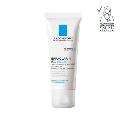 La Roche-Posay Effaclar H Iso-Biome Soothing, Hydrating & Anti-Imperfections Cream for Sensitive & Blemish-Prone Skin, 40ml - Makkah Pharmacy