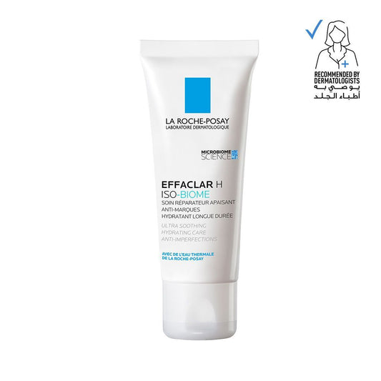 La Roche-Posay Effaclar H Iso-Biome Soothing, Hydrating & Anti-Imperfections Cream for Sensitive & Blemish-Prone Skin, 40ml - Makkah Pharmacy