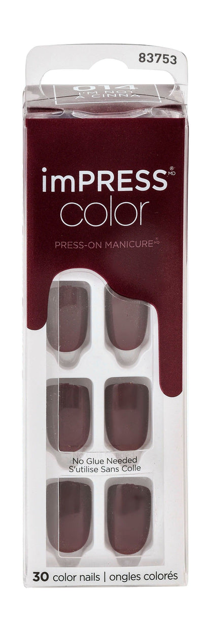 ImPRESS Color One Step Press-On Manicure Kit I'm Not A Cinna 014, 1 Pack - Makkah Pharmacy