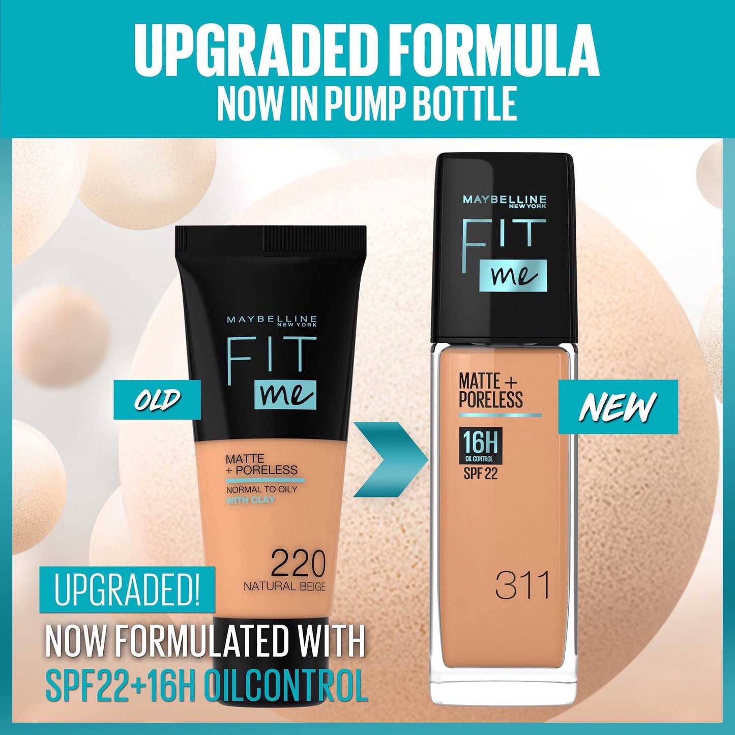 Maybelline Fit Me Foundation Mat Poreless Spf 122 - Makkah Pharmacy