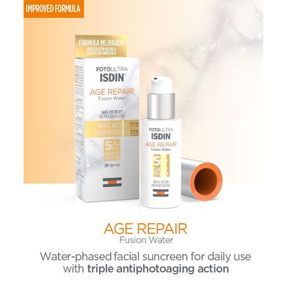 Isdin Foto Ultra Uv Care Age Repair Fluid Spf 50+ 50Ml - Makkah Pharmacy