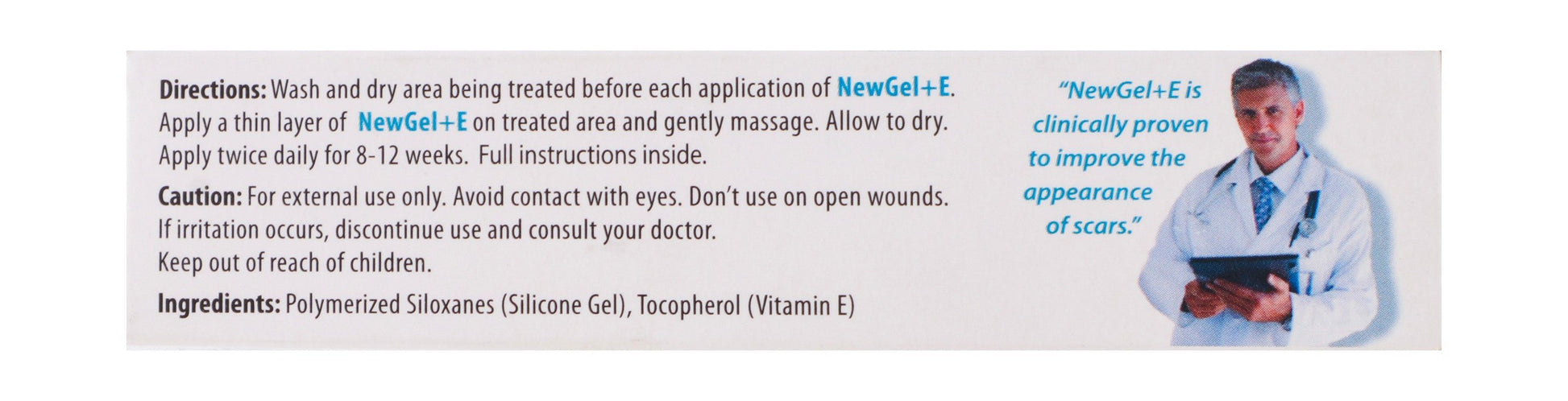 Newgel+ E Advanced Silicone Gel for Scars, 15g - Makkah Pharmacy