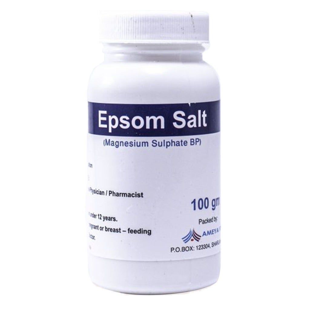 Epsom Salt for Relieving Constipation, 100g - Makkah Pharmacy