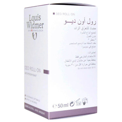 Louis Widmer Antiperspirant Roll-On Deodorant, 50ml - Makkah Pharmacy